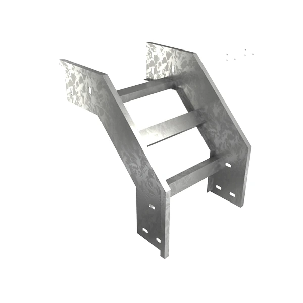 Curva vertical externa tipo escalera a 90°